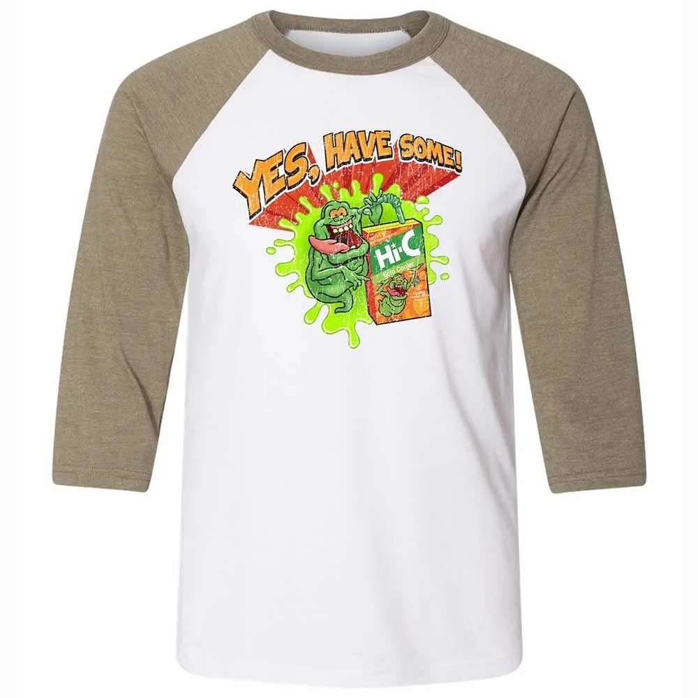 Unisex 3/4 Baseball Tee - SC6QFP5W - White/Heather Olive - 4