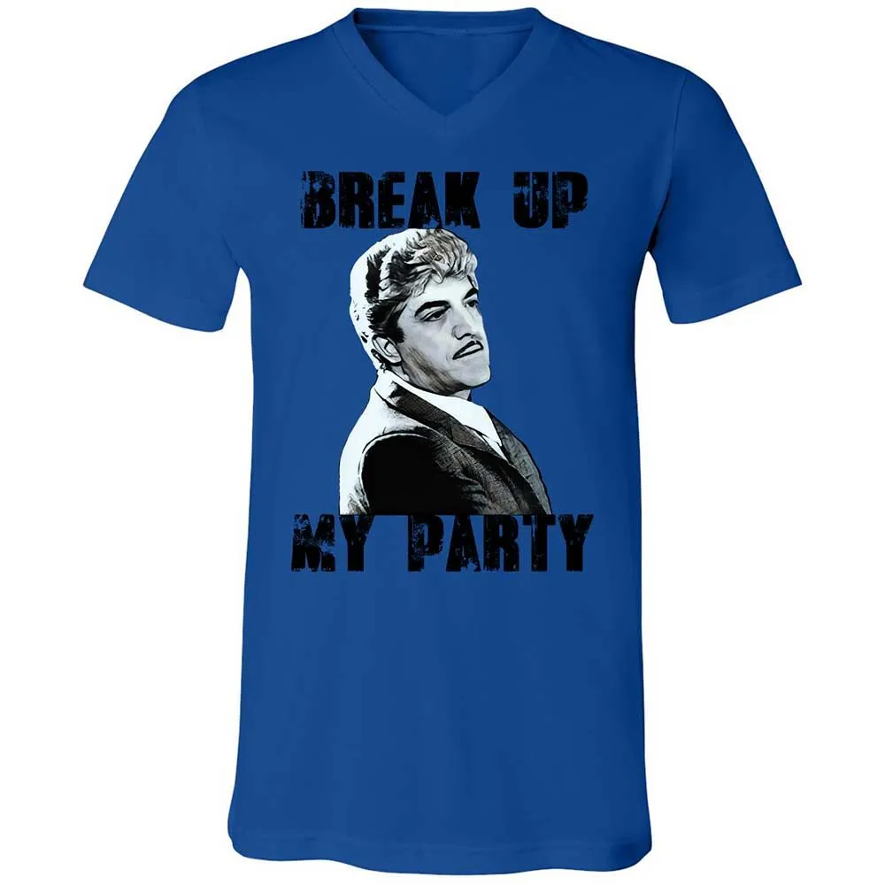 Unisex V-Neck T-Shirt - C1PTR55T - True Royal - 3