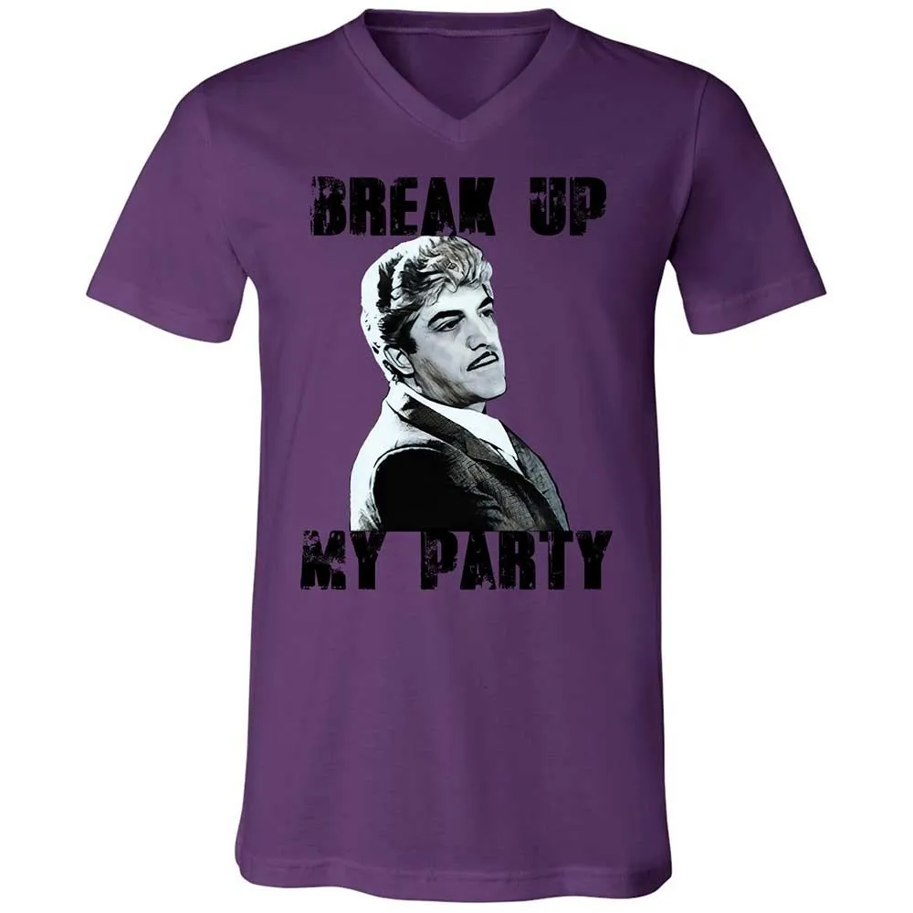 Unisex V-Neck T-Shirt - C1PTR55T - Team Purple - 10