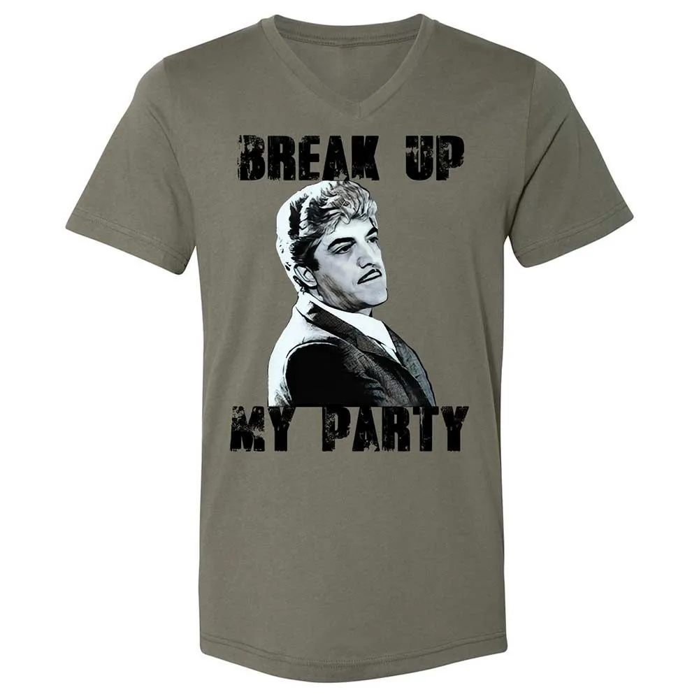 Unisex V-Neck T-Shirt - C1PTR55T - Military Green - 15