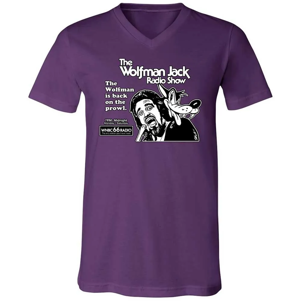 Unisex V-Neck T-Shirt - 5KW6VL9X - Team Purple - 10