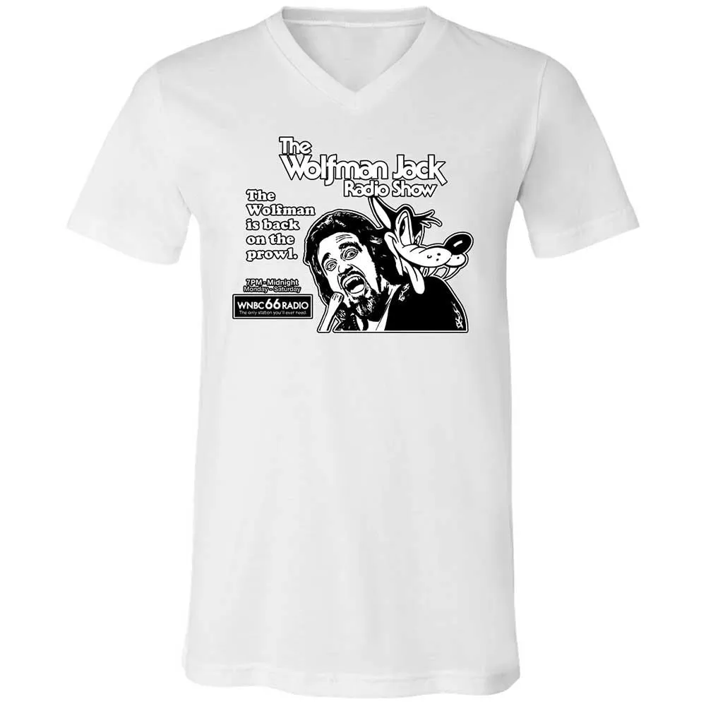 Unisex V-Neck T-Shirt - 5KW6VL9X - White - 16