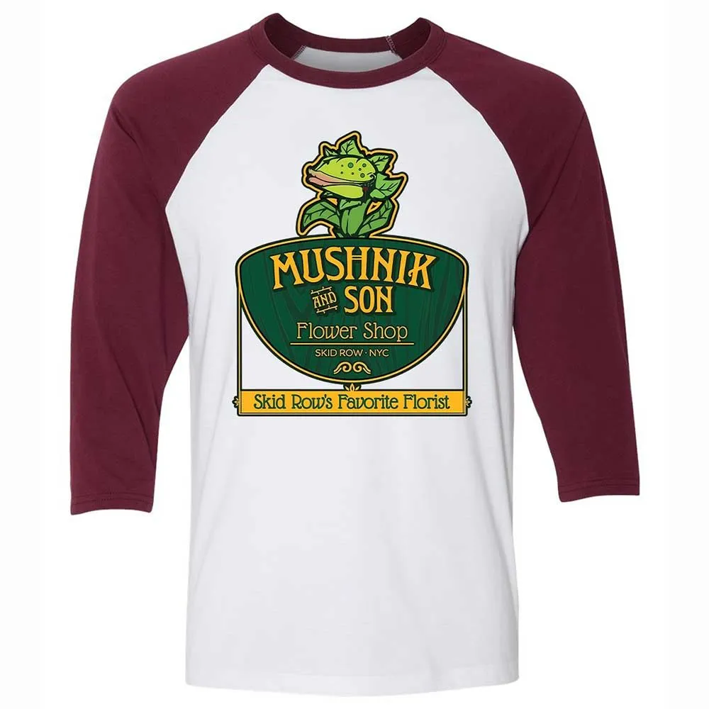 Unisex 3/4 Baseball Tee - L7Z7S9G7 - White/Maroon - 7