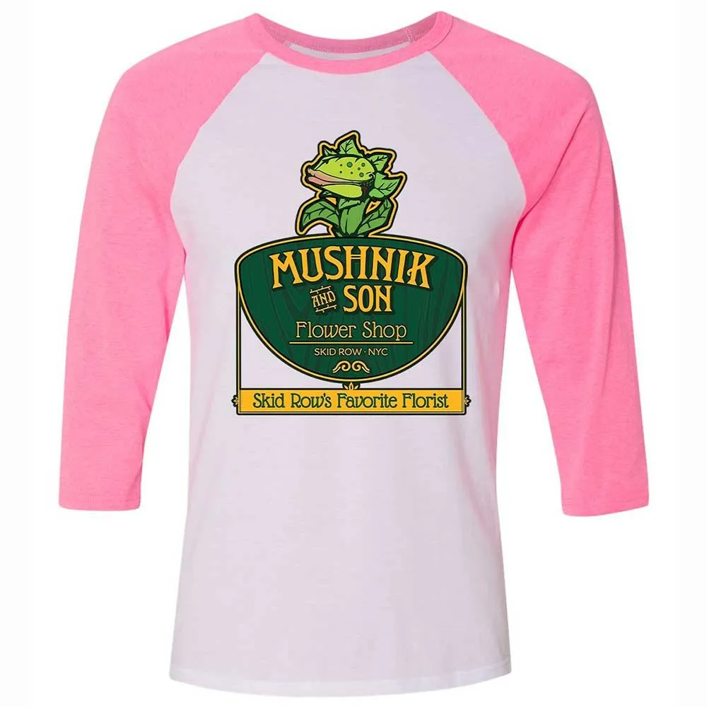 Unisex 3/4 Baseball Tee - L7Z7S9G7 - White/Neon Pink - 12