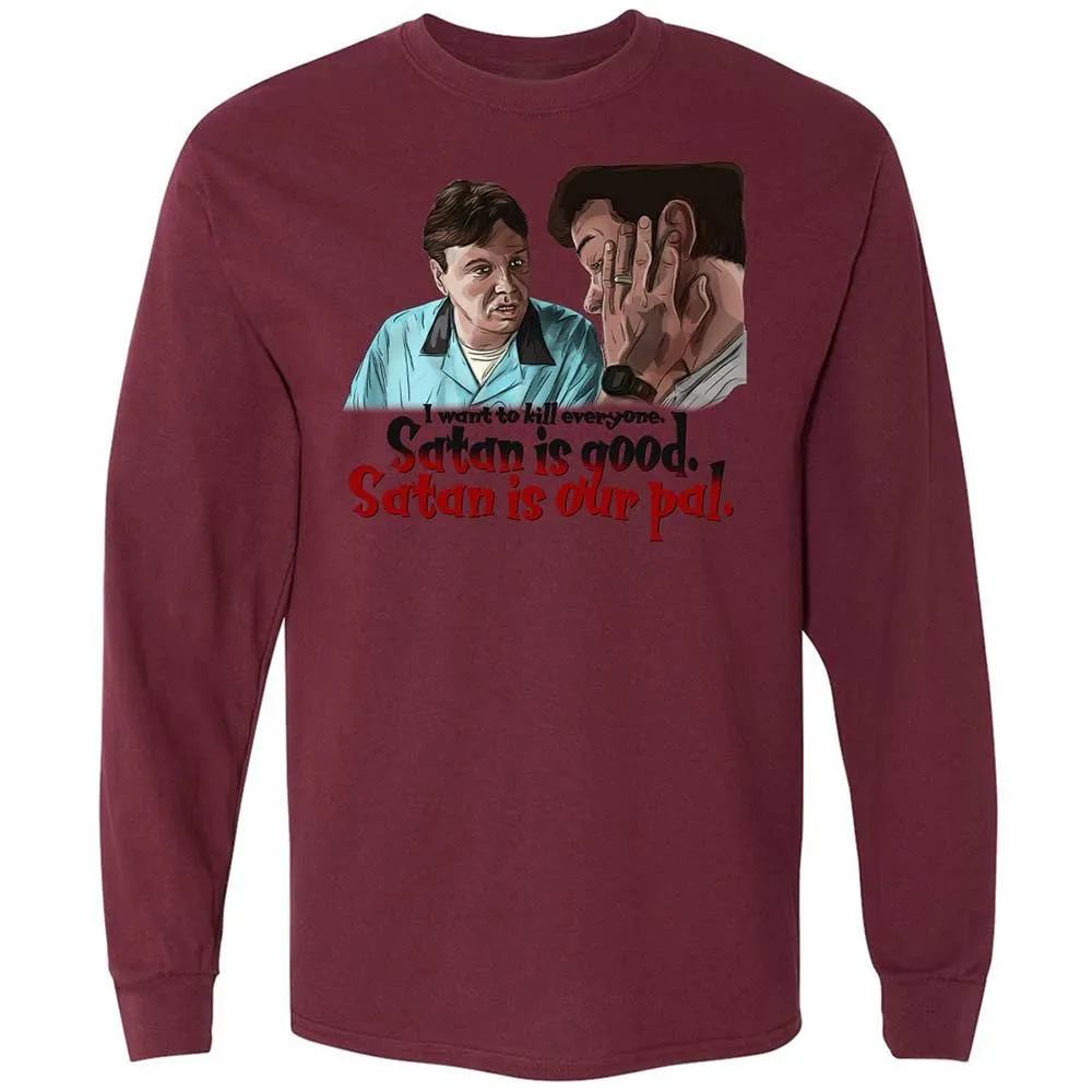 Long Sleeve T-Shirt - KU3UST6R - Maroon - 16