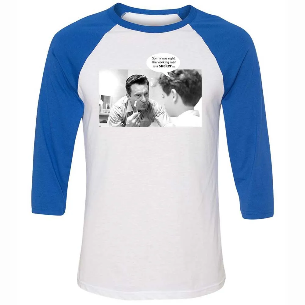 Unisex 3/4 Baseball Tee - VUWKERQ1 - White/True Royal - 10