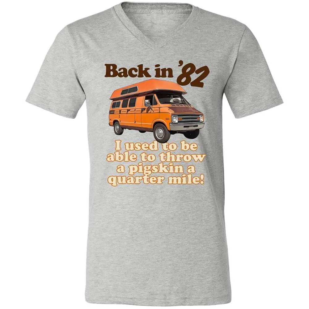 Unisex V-Neck T-Shirt - YND5XQAJ - Athletic Heather - 2