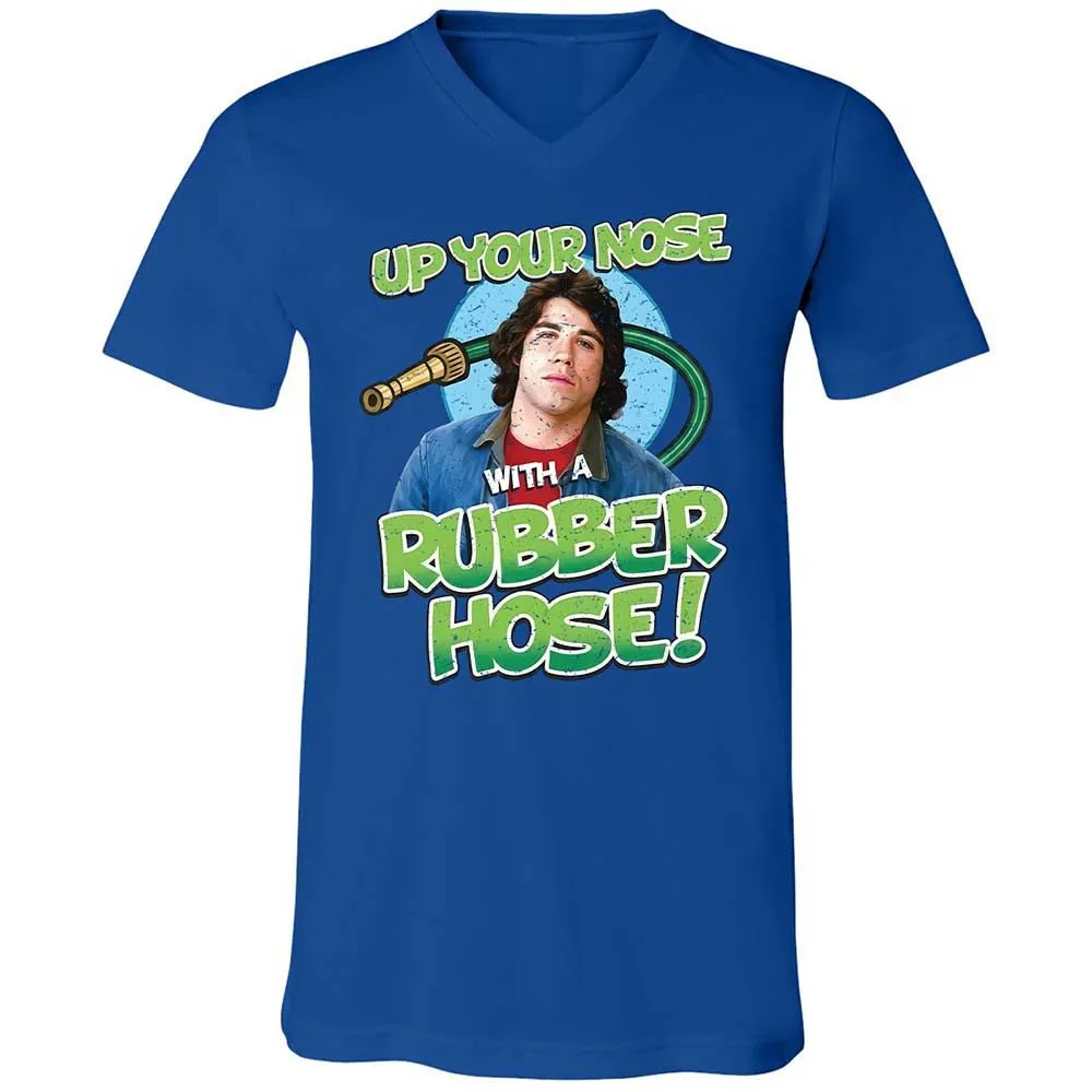 Unisex V-Neck T-Shirt - QF5Q29PY - True Royal - 4