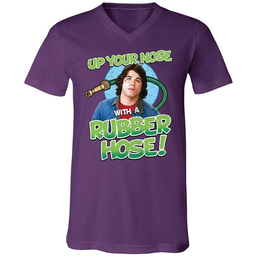 Unisex V-Neck T-Shirt - QF5Q29PY - Team Purple - 10
