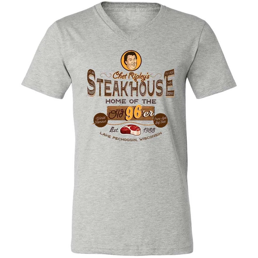 Unisex V-Neck T-Shirt - FFY6KWTR - Athletic Heather - 2
