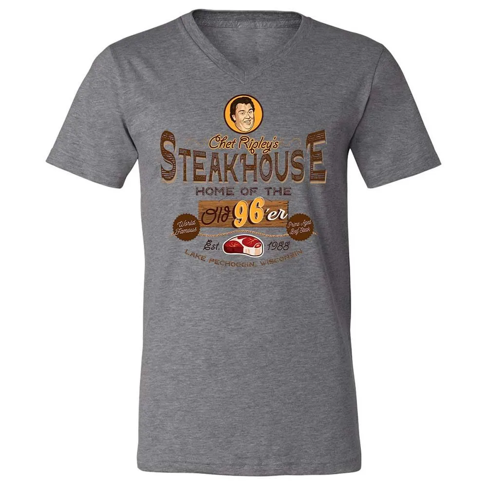 Unisex V-Neck T-Shirt - FFY6KWTR - Deep Heather - 9