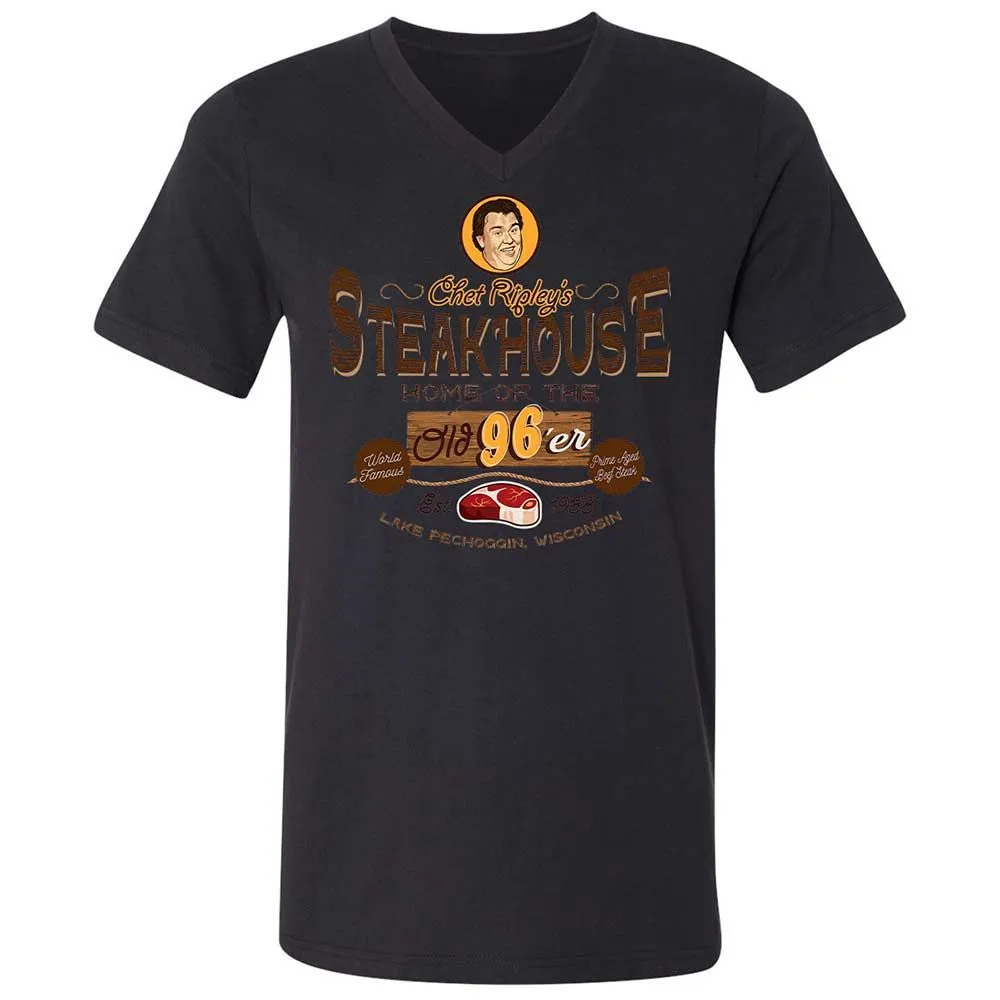 Unisex V-Neck T-Shirt - FFY6KWTR - Black - 11