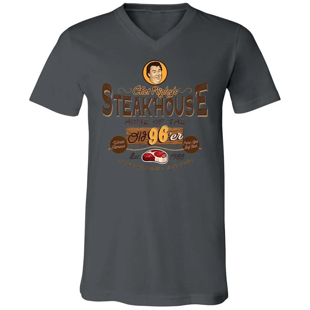 Unisex V-Neck T-Shirt - FFY6KWTR - Asphalt - 16