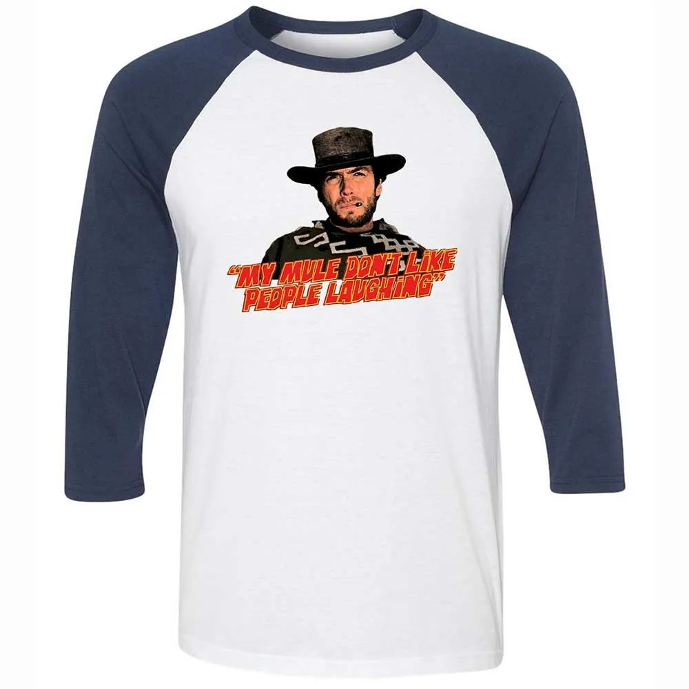 Unisex 3/4 Baseball Tee - J1MKGGG8 - White/Navy - 8