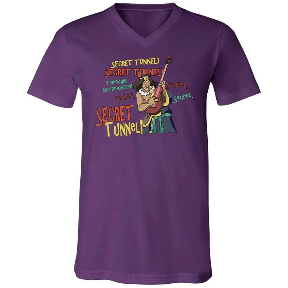 Unisex V-Neck T-Shirt - PQZ9ZBE1 - Team Purple - 10