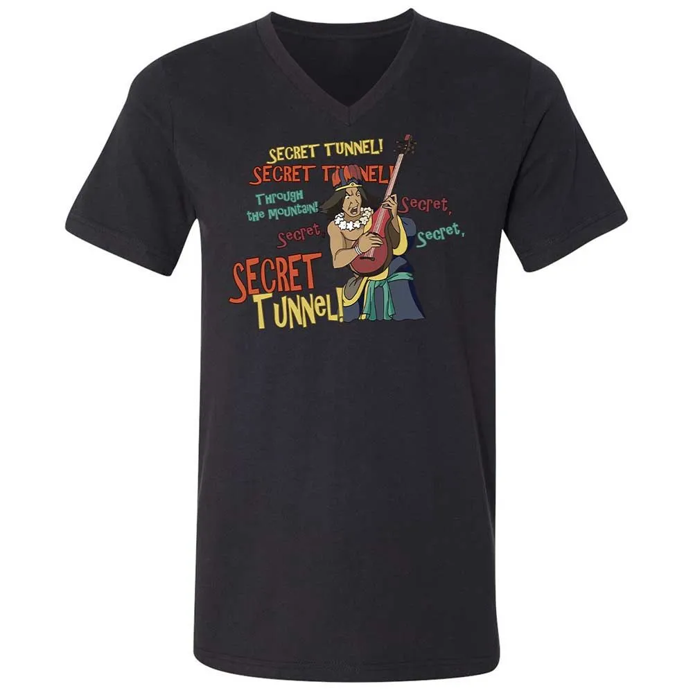 Unisex V-Neck T-Shirt - PQZ9ZBE1 - Black - 11