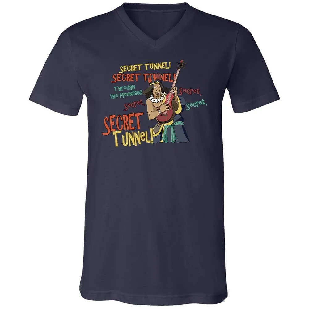 Unisex V-Neck T-Shirt - PQZ9ZBE1 - Navy - 12
