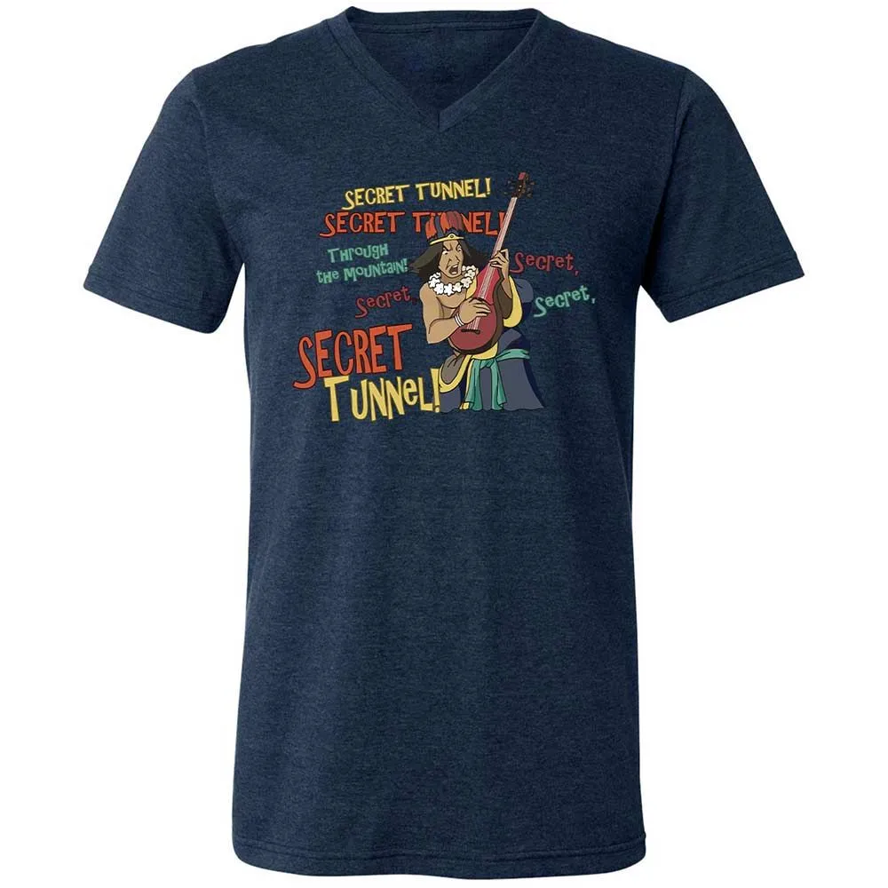 Unisex V-Neck T-Shirt - PQZ9ZBE1 - Heather Navy - 13