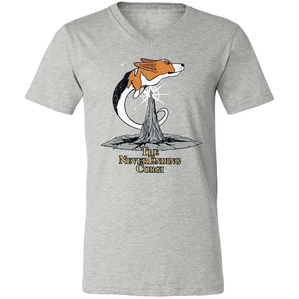 The NeverEnding Corgi - Athletic Heather - 15