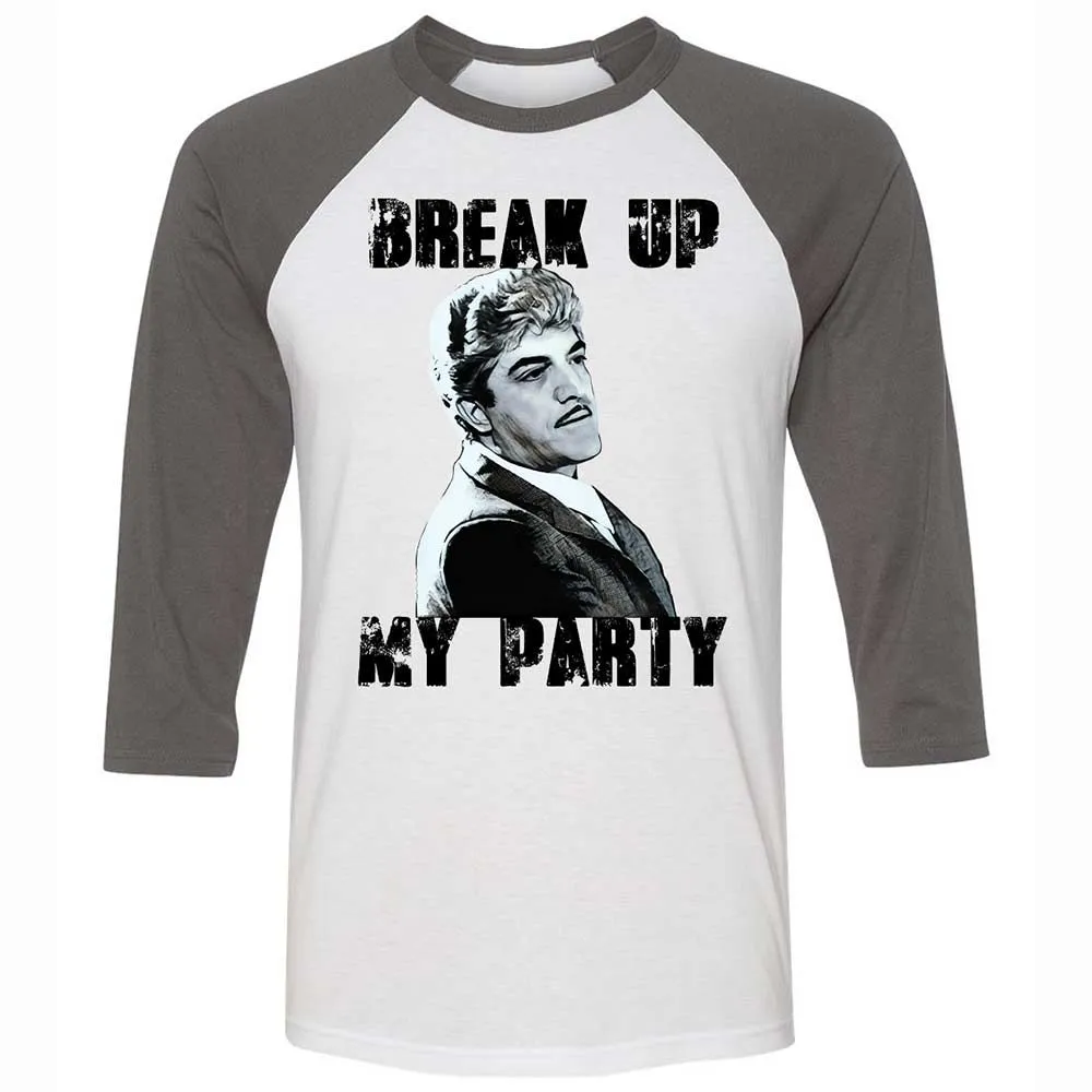 Unisex 3/4 Baseball Tee - BQ1B5HFJ - White/Asphalt - 2