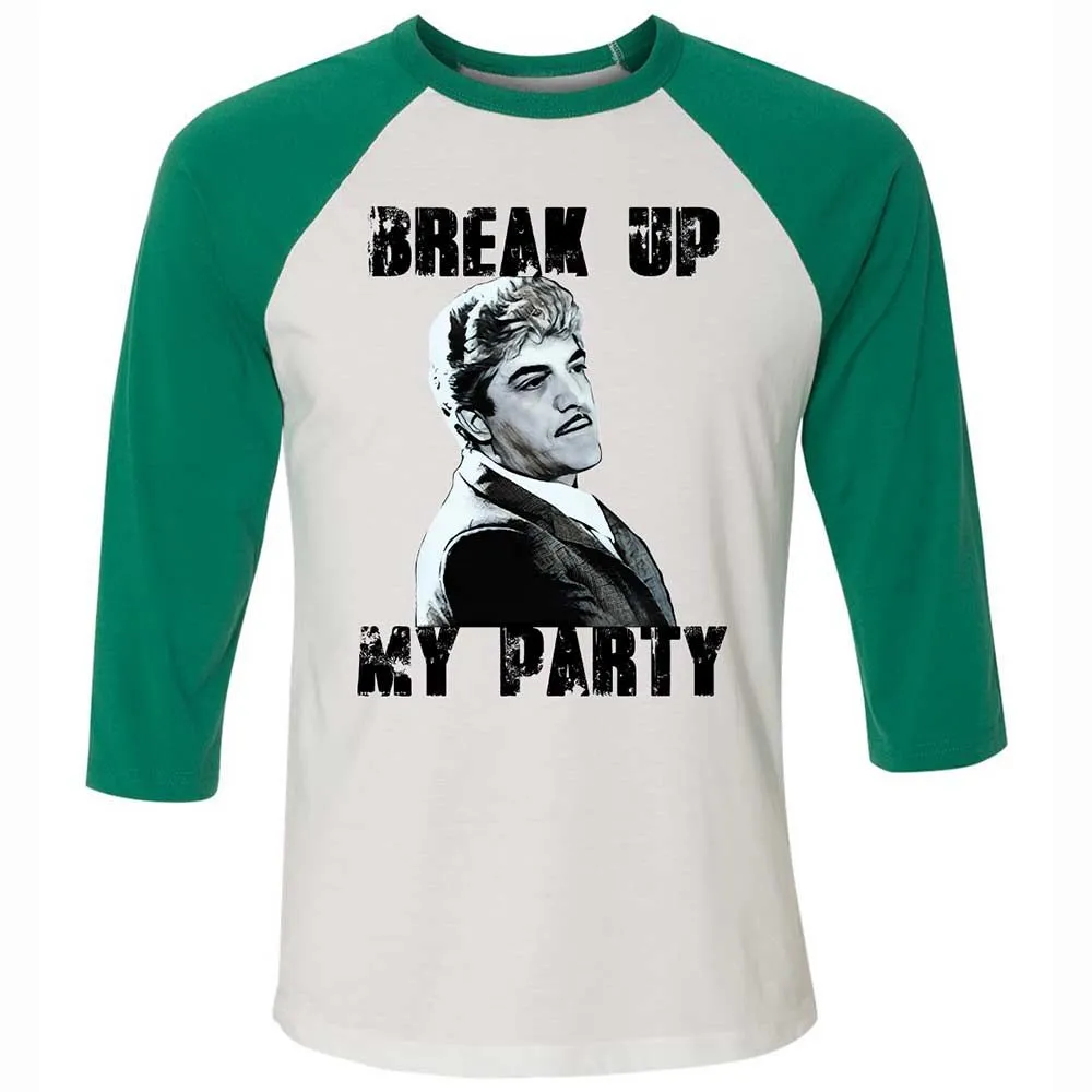 Unisex 3/4 Baseball Tee - BQ1B5HFJ - White/Kelly - 6