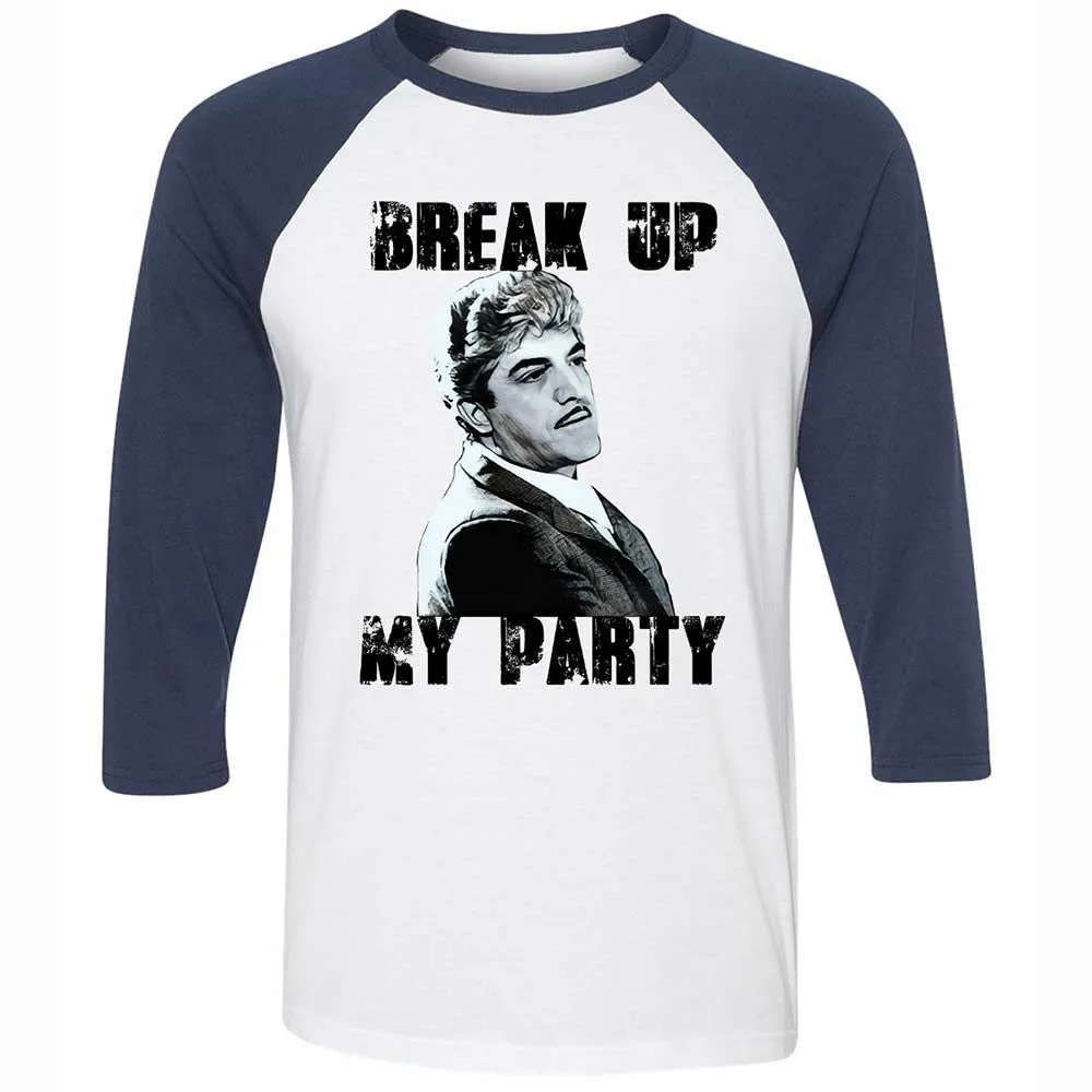 Unisex 3/4 Baseball Tee - BQ1B5HFJ - White/Navy - 8