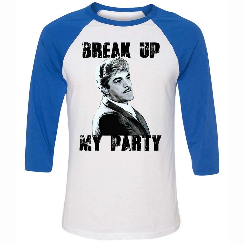 Unisex 3/4 Baseball Tee - BQ1B5HFJ - White/True Royal - 10