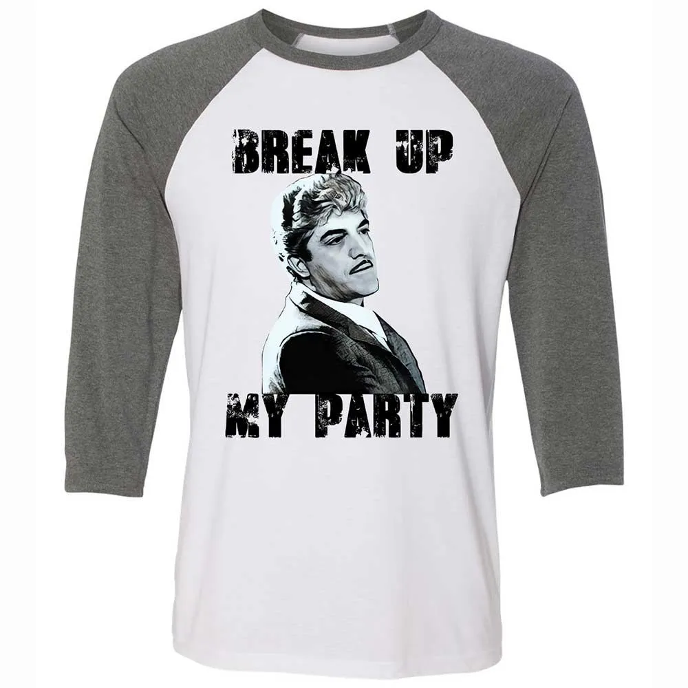 Unisex 3/4 Baseball Tee - BQ1B5HFJ - White/Deep Heather - 11