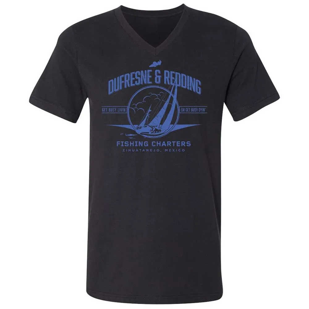 Unisex V-Neck T-Shirt - MYMCLMLQ - Black - 11
