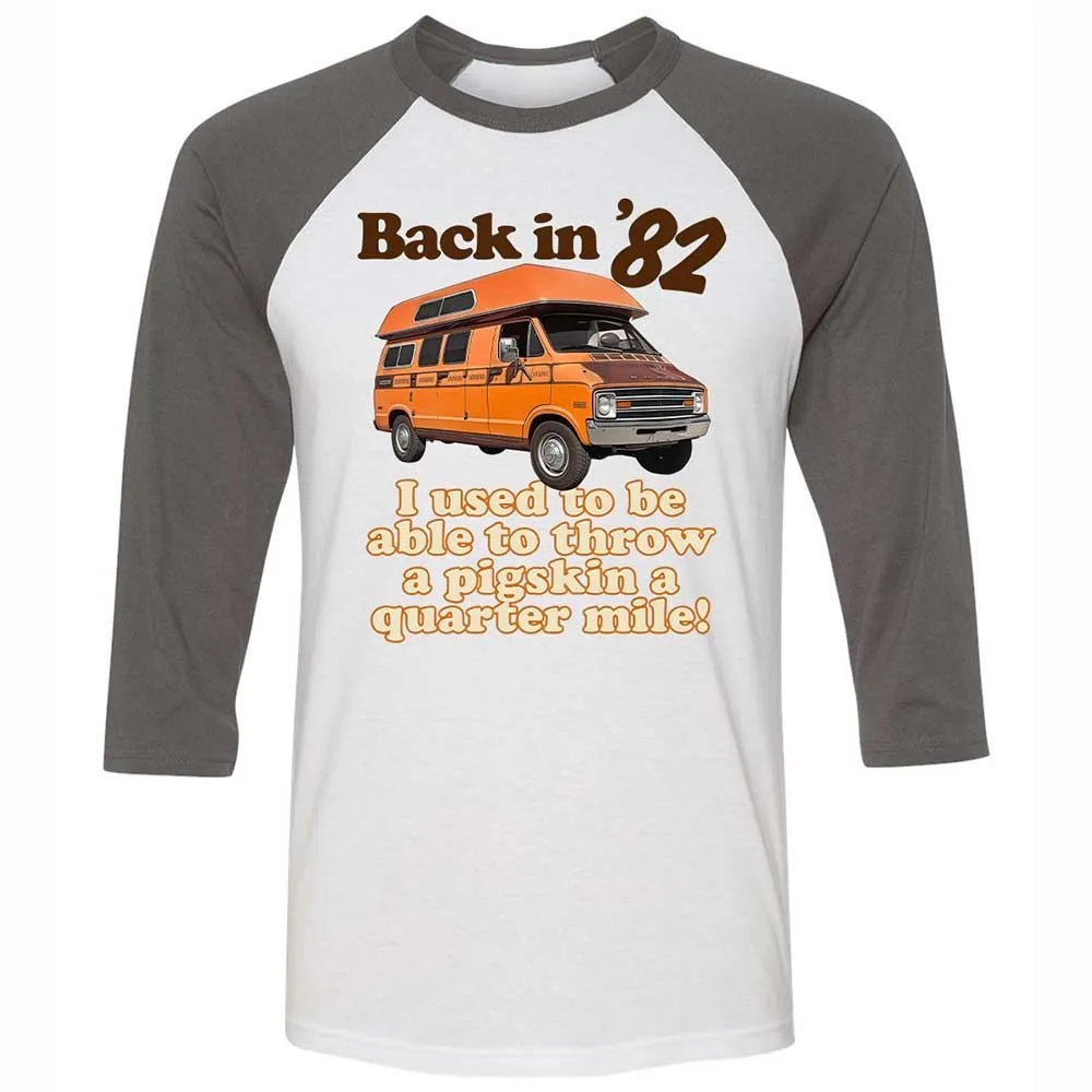Unisex 3/4 Baseball Tee - RZ1M5H5X - White/Asphalt - 2