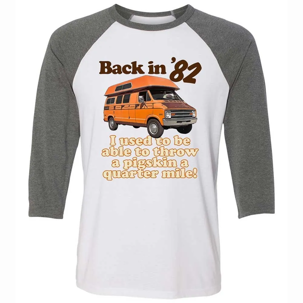 Unisex 3/4 Baseball Tee - RZ1M5H5X - White/Deep Heather - 11