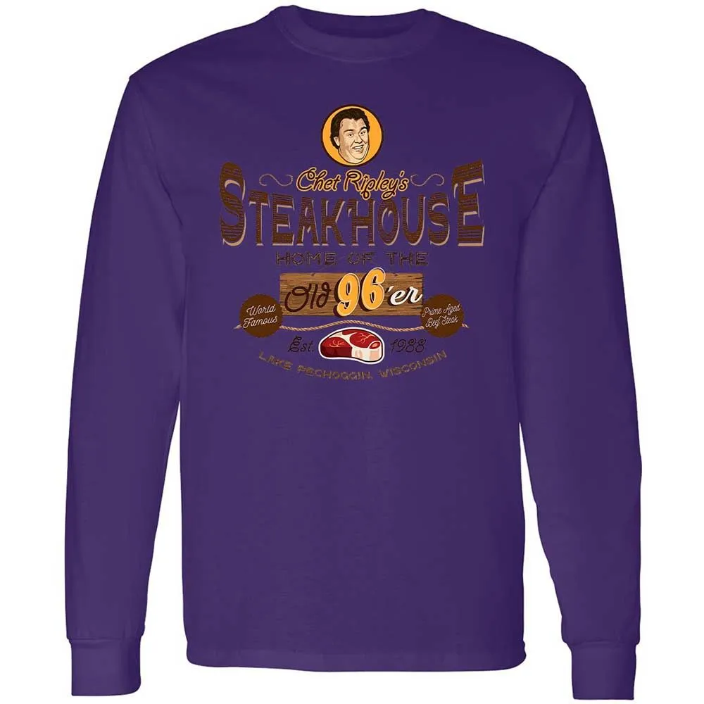 Long Sleeve T-Shirt - 8N3JBEYT - Purple - 9