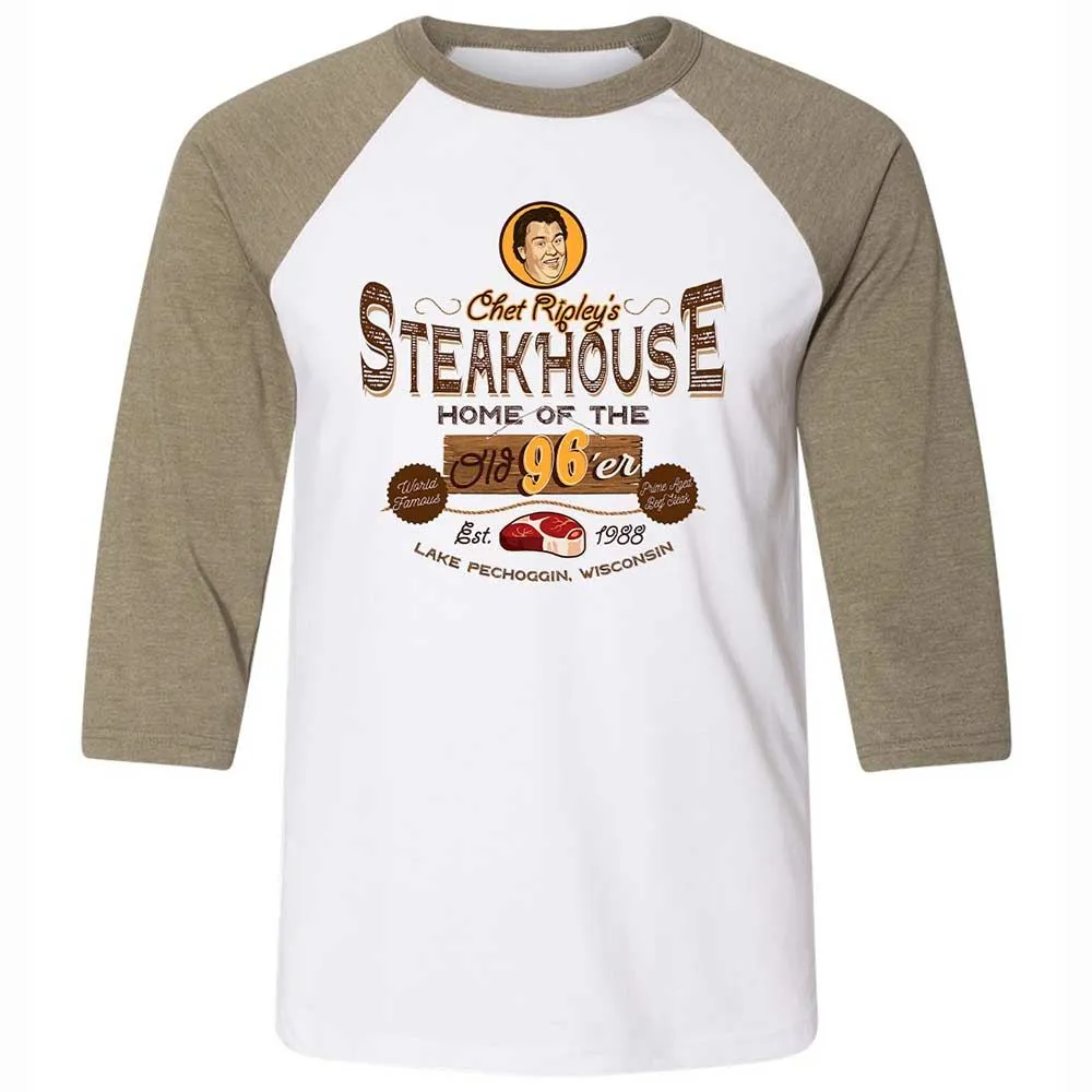 Unisex 3/4 Baseball Tee - 18MFWTJE - White/Heather Olive - 4