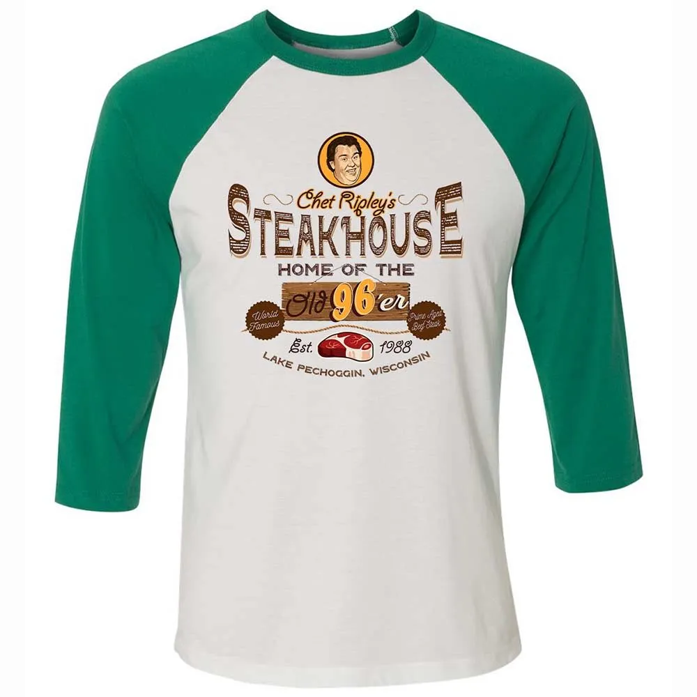 Unisex 3/4 Baseball Tee - 18MFWTJE - White/Kelly - 6