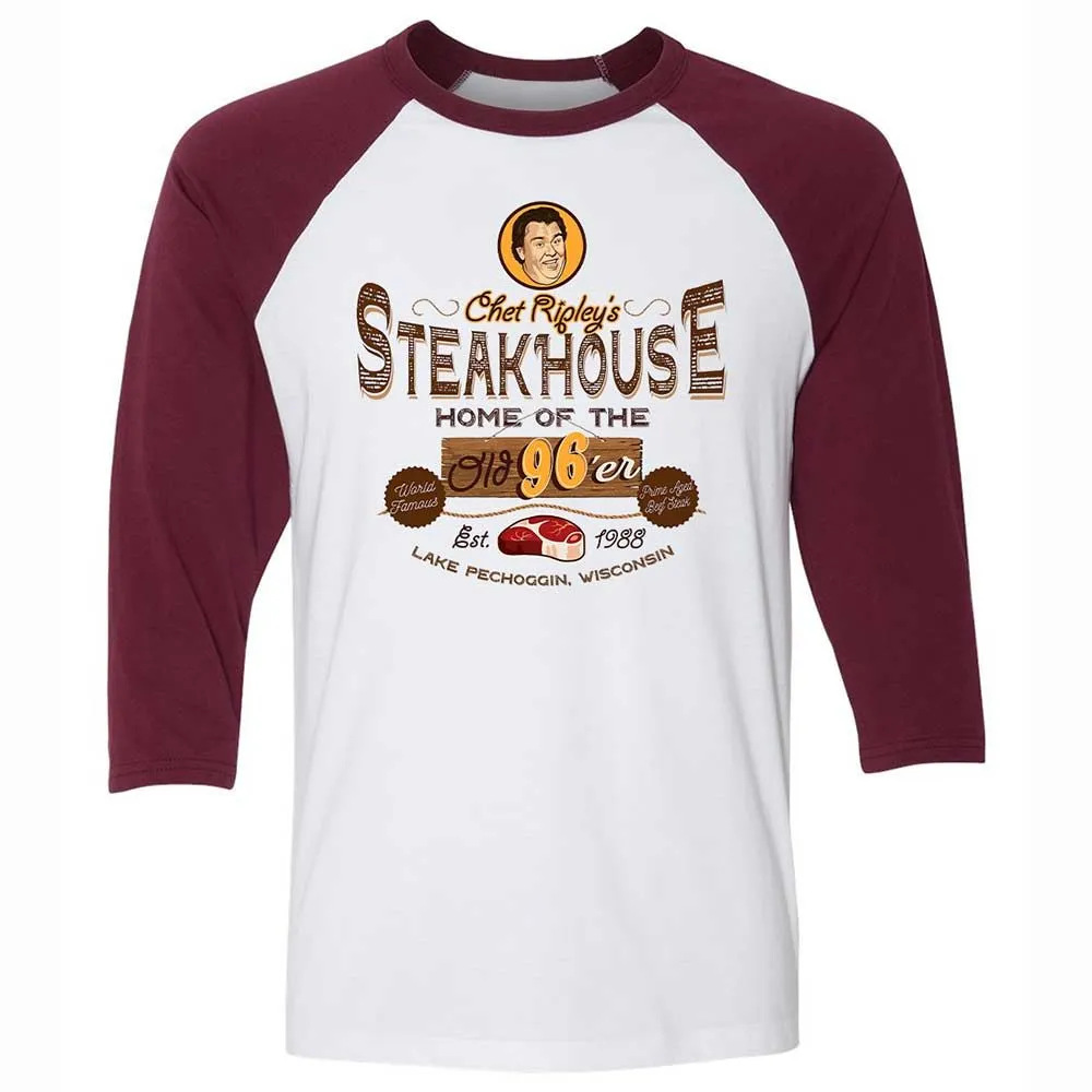 Unisex 3/4 Baseball Tee - 18MFWTJE - White/Maroon - 7