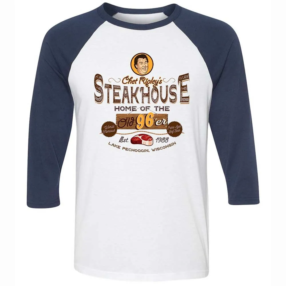 Unisex 3/4 Baseball Tee - 18MFWTJE - White/Navy - 8