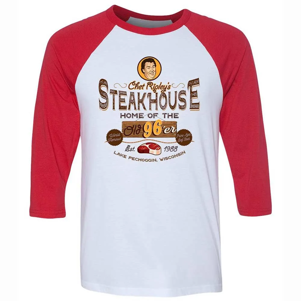 Unisex 3/4 Baseball Tee - 18MFWTJE - White/Red - 9