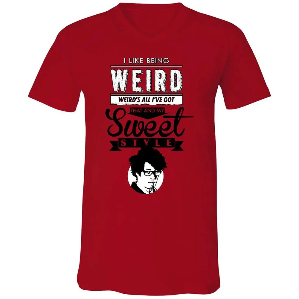 Unisex V-Neck T-Shirt - NK175HMJ - Red - 5