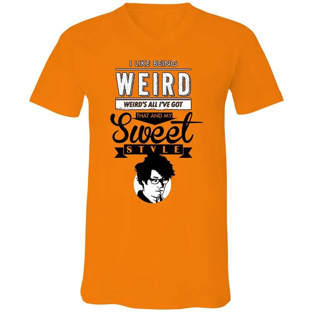 Unisex V-Neck T-Shirt - NK175HMJ - Orange - 7