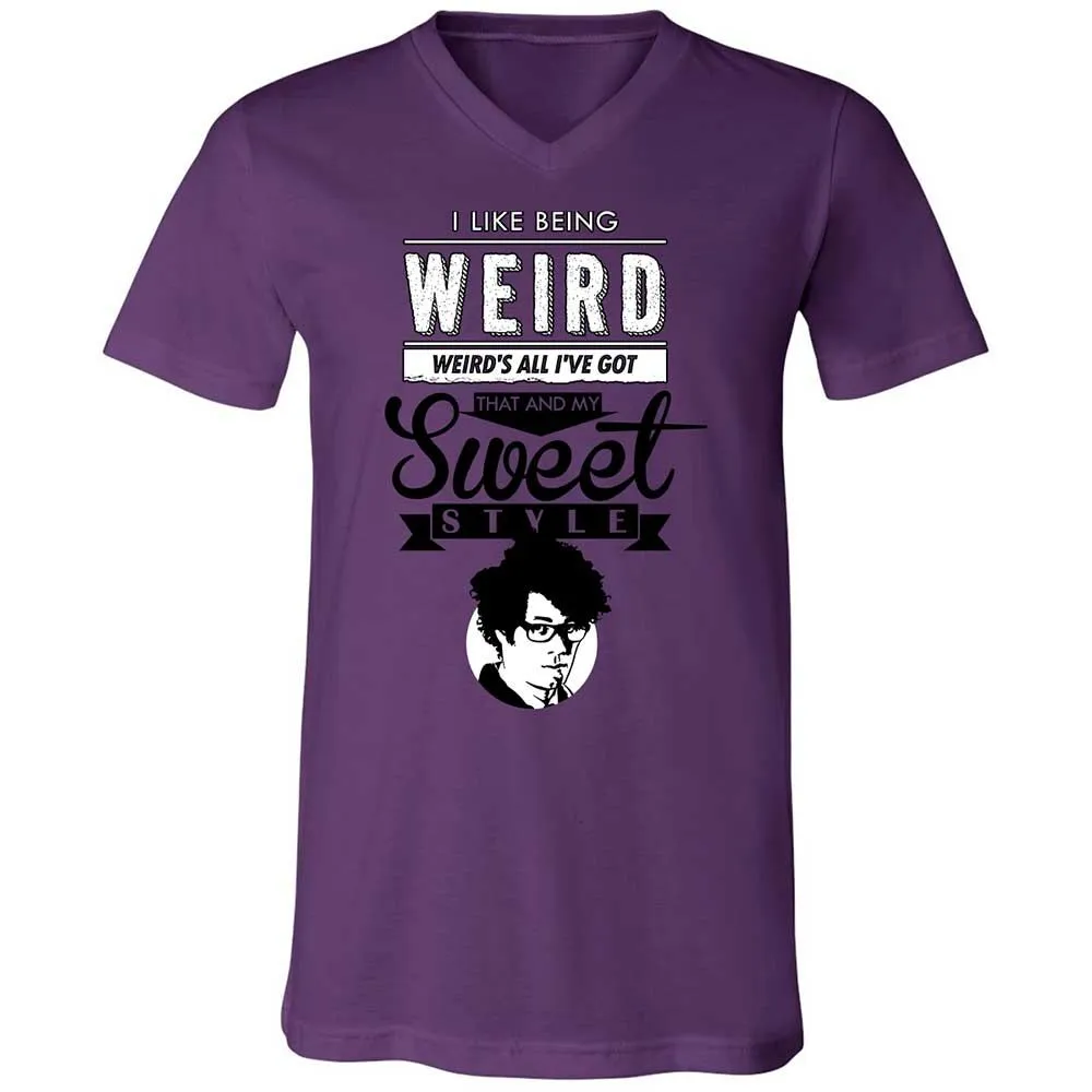Unisex V-Neck T-Shirt - NK175HMJ - Team Purple - 10