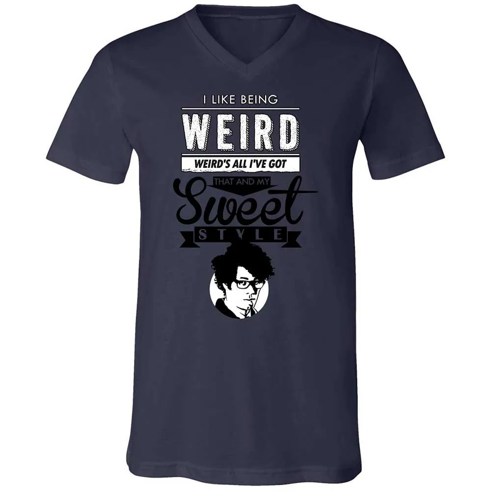 Unisex V-Neck T-Shirt - NK175HMJ - Navy - 12