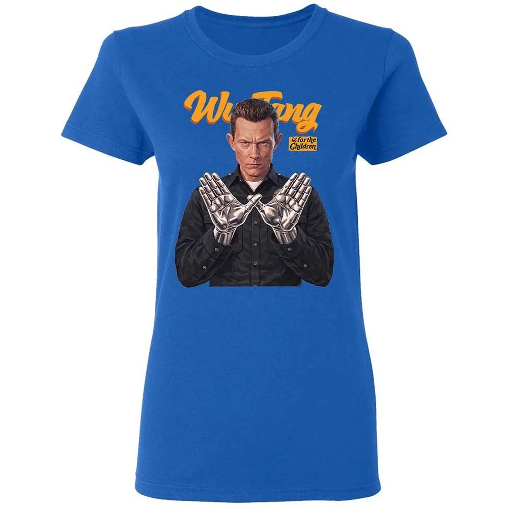 Women's T-Shirt - Black - Royal - 3