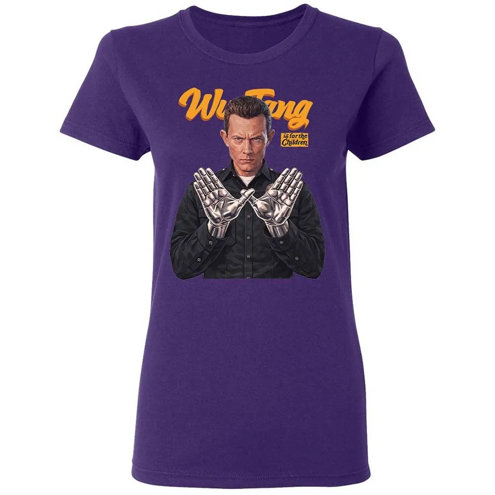 Women's T-Shirt - Black - Purple - 10