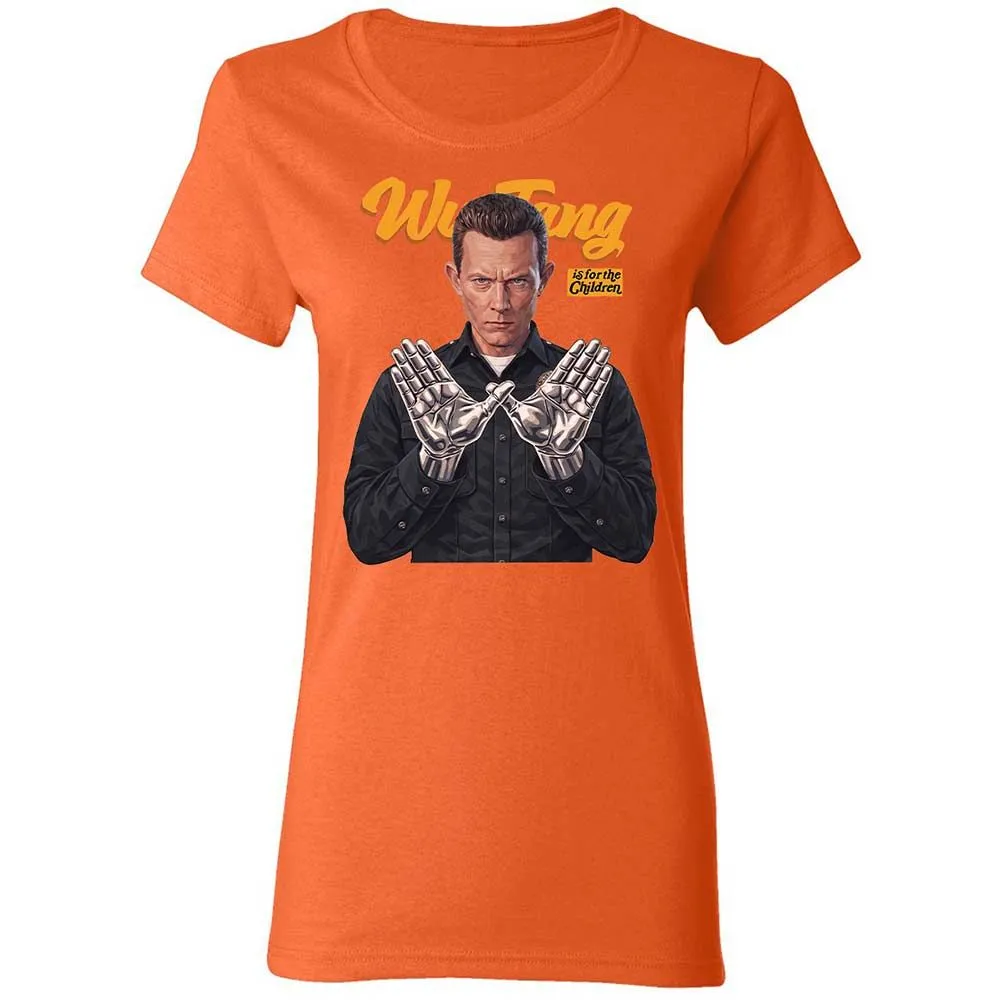 Women's T-Shirt - Black - Orange - 12