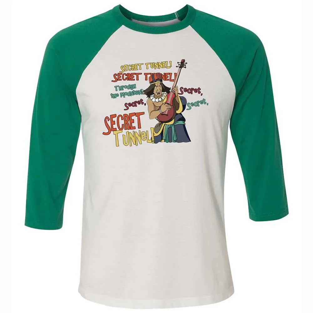 Unisex 3/4 Baseball Tee - 6M9RWTLA - White/Kelly - 6