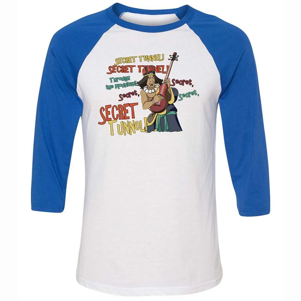 Unisex 3/4 Baseball Tee - 6M9RWTLA - White/True Royal - 10