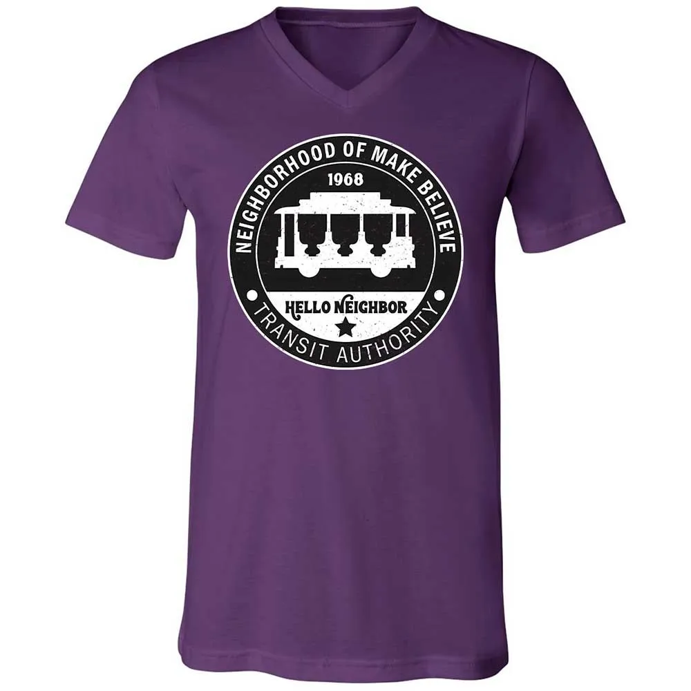 Unisex V-Neck T-Shirt - 91RW9GCB - Team Purple - 10