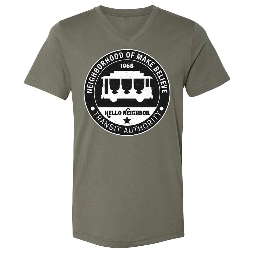 Unisex V-Neck T-Shirt - 91RW9GCB - Military Green - 11