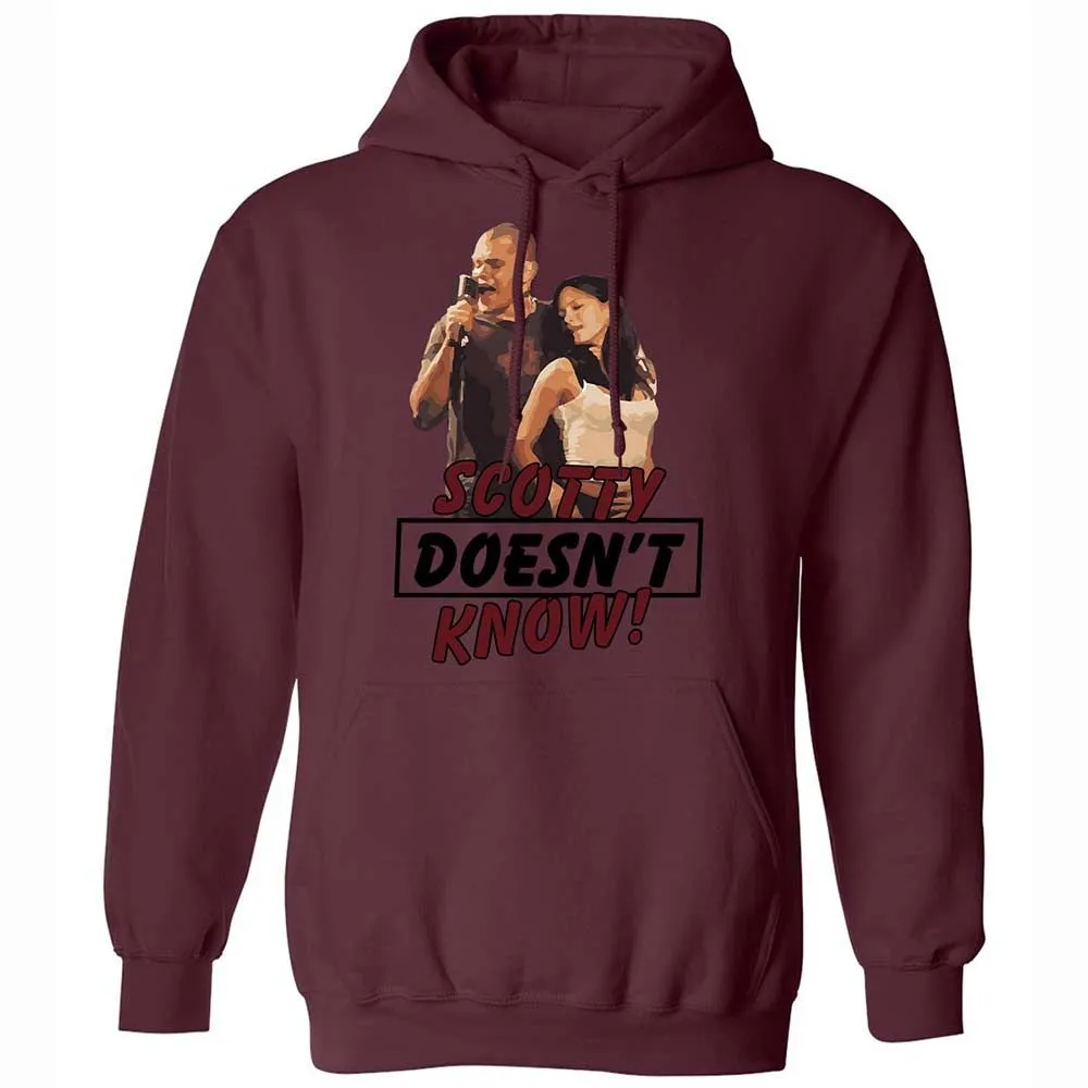 He Doesn't Know - Maroon - 19