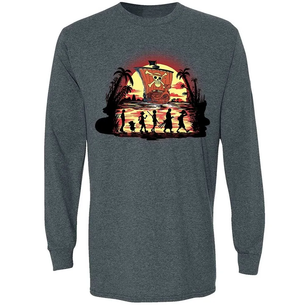 Long Sleeve T-Shirt - C1DKB4H2 - Dark Heather - 5